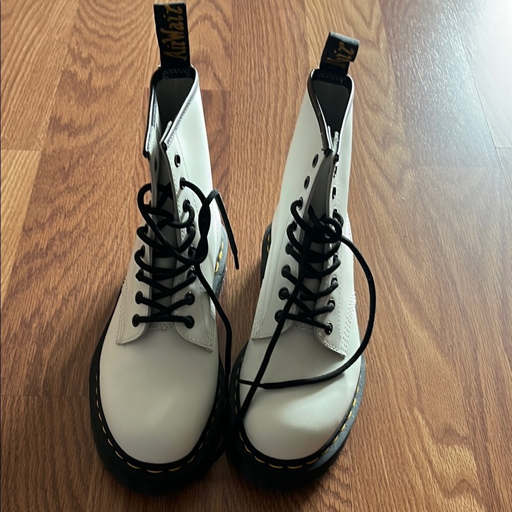Dr. Martens White Leather Boots
Brand new never worn!